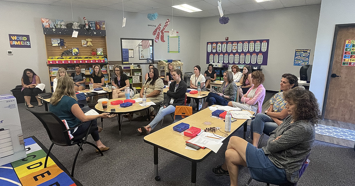 ECE teacher training before school begins