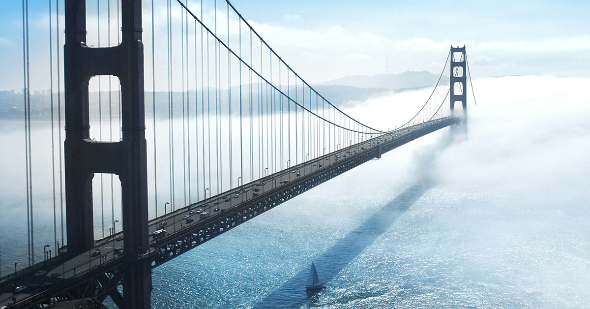 Golden Gate Bridge photo by Modestas Urbonas via unsplash