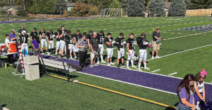 Falcons Football before the homecoming game 2025