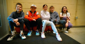 students gather at the 2025 FRCS Thanksgiving Celebration